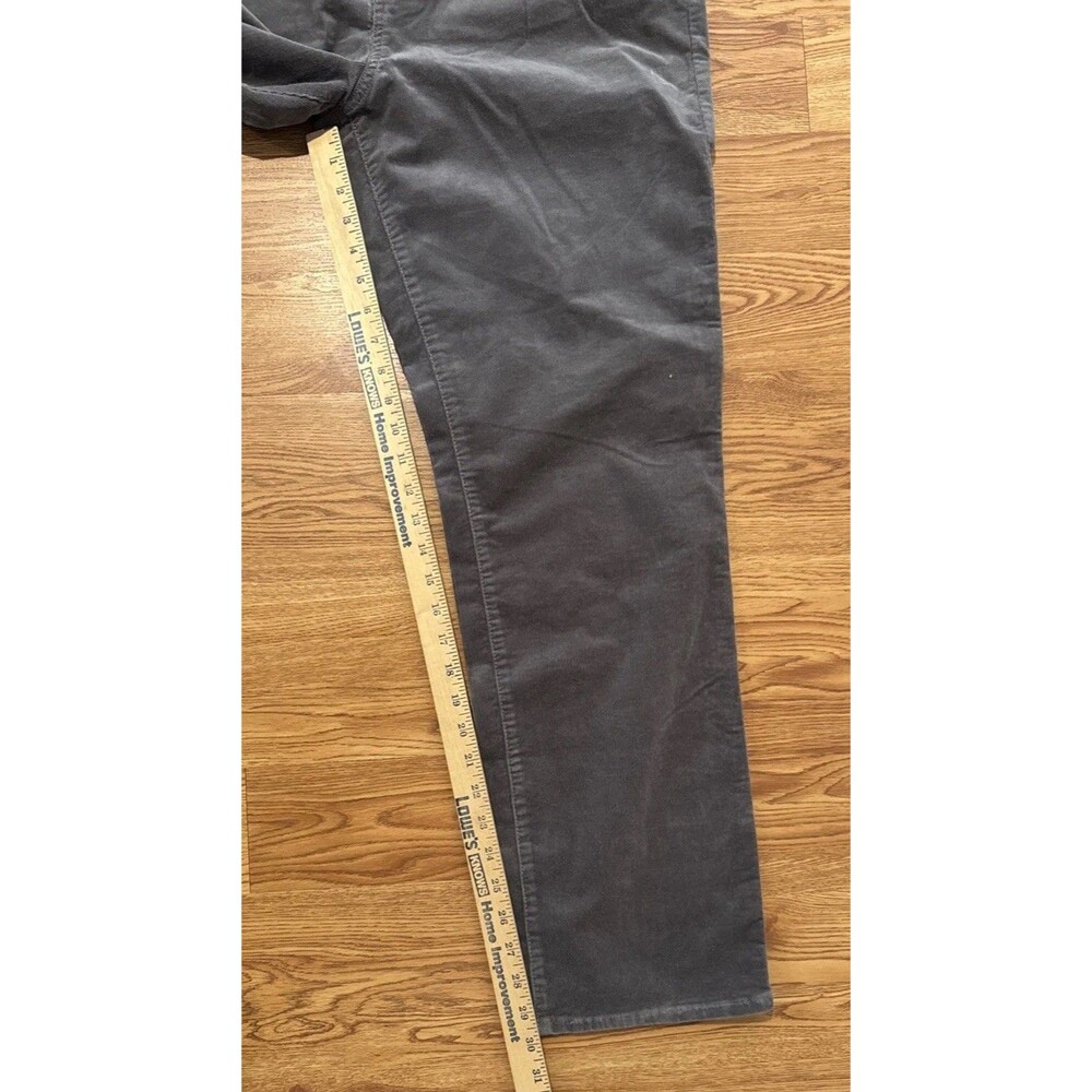 Talbots Straight Leg Five Pocket Corduroy Pants Size 16 Straight Gray NWT - Picture 10 of 10